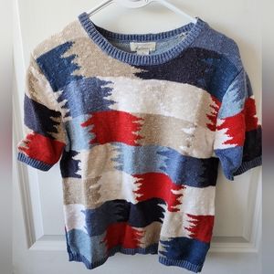 Christopher & Banks short sleeved sweater size Small